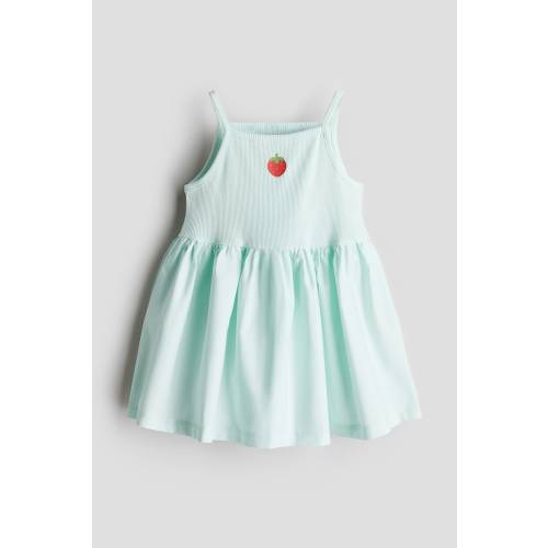 PRINTED-DETAIL DRESS
