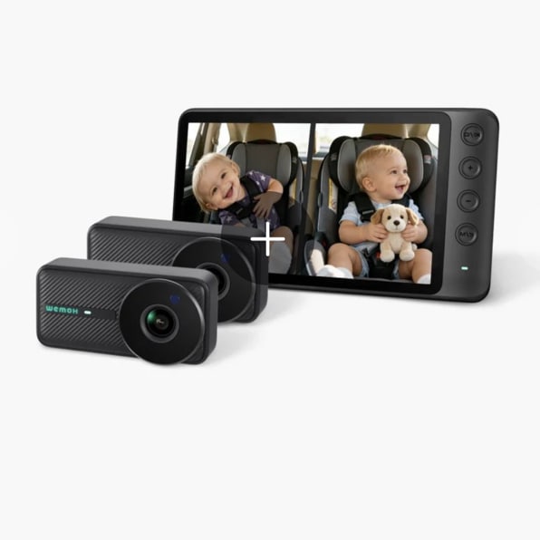 WEMOH C1 Dual-Camera Baby Car Monitor