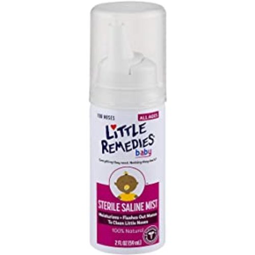 Little Remedies Sterile Saline Nasal Mist | Safe for Newborns | 2 Fl Oz (Pack of 1)