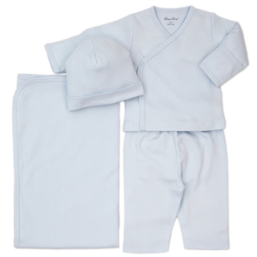 Kissy Pointelle Blue Bundle Set