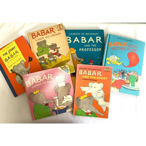 Set of 6 Babar the Elephant books