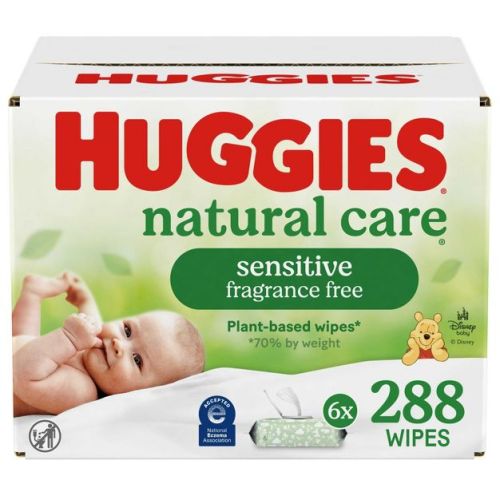 Huggies Natural Care Sensitive Unscented Baby Wipes (Select Count)