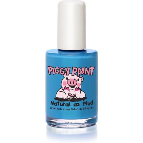 Piggy Paint 100% Non-toxic Girls Nail Polish - Safe, Chemical Free Low Odor for Kids, Mer-maid in the Shade