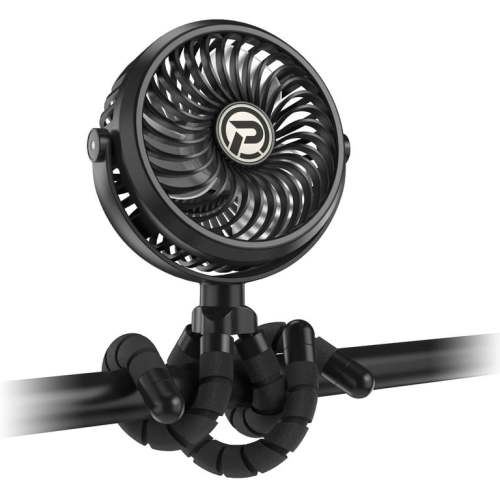 PANERGY D07B Rechargeable Mountable Multi-Flex Fan