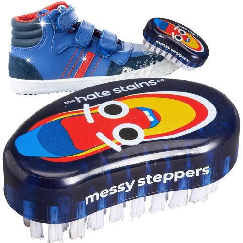 Miss Mouth's Messy Steppers Shoe Cleaner - Ready To Use Cleaner for Rubber, Canvas, Leather to Remove Dirt, Grass, Scuffs