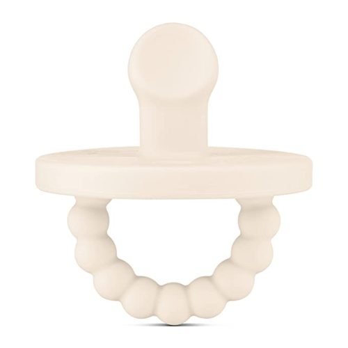 Ryan & Rose Cutie PAT Pacifier Teether (Slant, Ivory)
