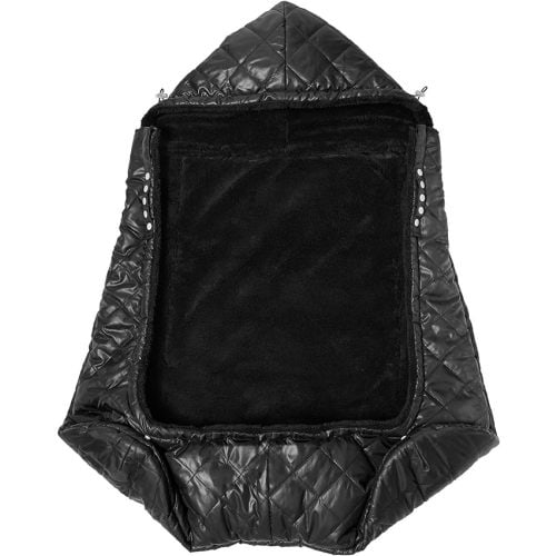 7AM Enfant Baby Carrier Cover - K-Poncho Universal Fit Winter Ultra Soft Plush Lining, Water Repellent Bunting Bag with Adjustable Hood, Multifunctional Stroller & Car Seat Blanket Cover | (0-3T)