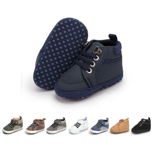 Bonario Baby Girls Boys Boots Infant High Ankle Booties Newborn Casual Shoes for First Walkers 3-18 Months