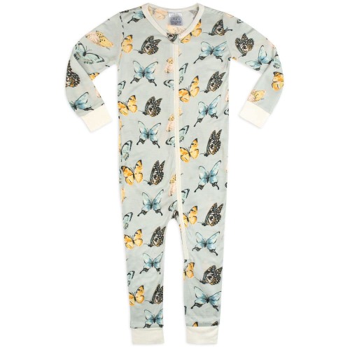 Butterfly Bamboo Zipper Pajama