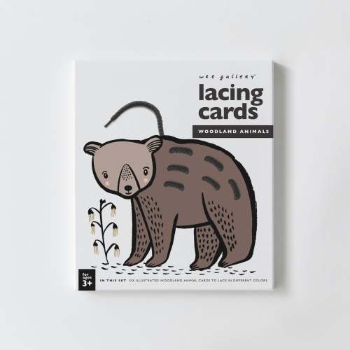 Woodland Lacing Cards by Wee Gallery