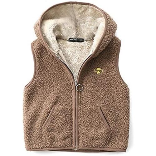 Happy Cherry Kids Fleece Winter Vest - Size 2-3T