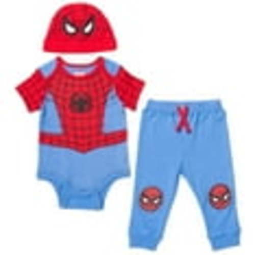 Marvel Avengers Spider-Man Black Panther Hulk Baby Cosplay Bodysuit Pants and Hat 3 Piece Outfit Set Newborn to Infant