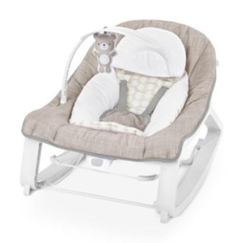 Ingenuity Keep Cozy 3-In-1 Grow With Me Baby Bounce & Rock Seat Linden 3-18kg