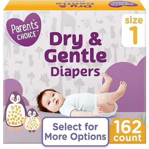 Parent's Choice Dry & Gentle Diapers Size 1