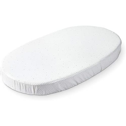 Stokke Sleepi Fitted Sheet by Pehr, Rainbow Dot - Soft Sheets for Stokke Sleepi Mini & Crib/Bed - Available in Playful Patterns - 100% Cotton