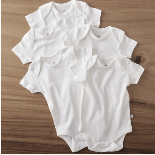 5-Pack Organic Cotton Short Sleeve Bodysuits | Honest Baby Clothing