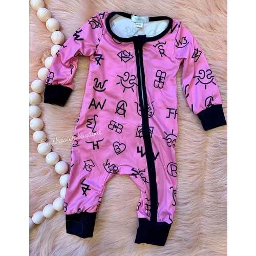 Pink brands baby sleeper