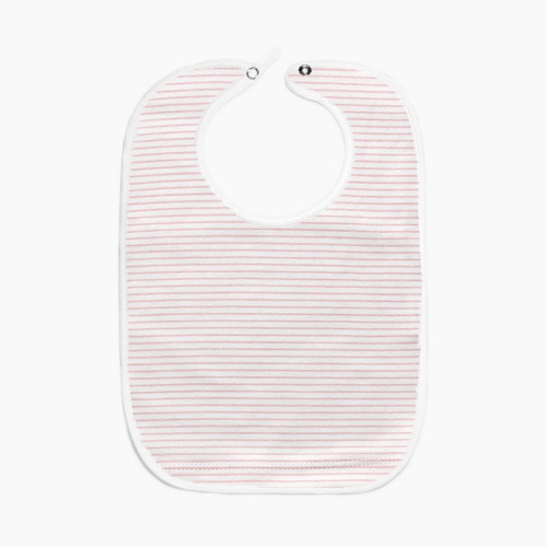 Sammy + Nat Printed Bib - Pink Stripe, O/S