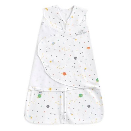 HALO Innovations Sleepsack 100% Cotton Swaddle Wrap, Color: Space, Size: NB