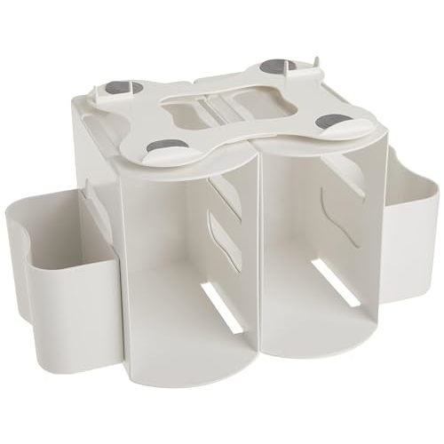 Prince Lionheart 2-in-1 Diaper Caddy - Modular Diaper Depot Organizer for Holding All Nursery Essentials – Versatile Storage for Diapers, Creams, Wipes, and More