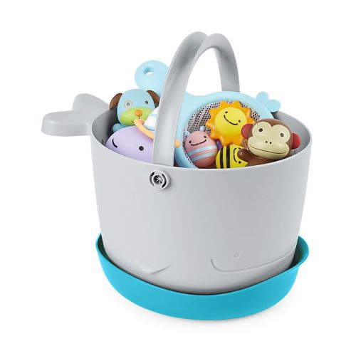 SKIP*HOP® Moby® Stowaway Bath Toy Bucket in WhiteSKIP*HOP® Moby® Stowaway Bath Toy Bucket in White
