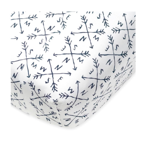 Honest Baby Organic Cotton Fitted Crib Sheet