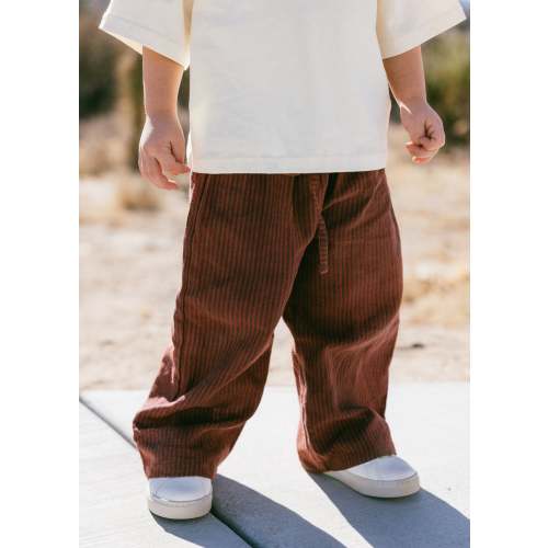 Striped Linen- Brick