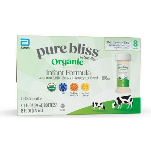 Similac Pure Bliss Ready to Feed Organic Infant Formula - 16 fl oz/8pk