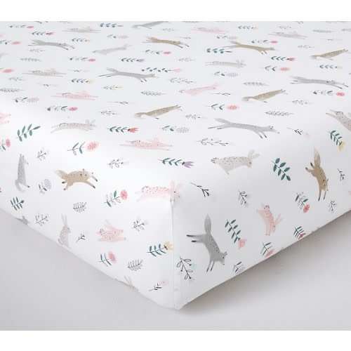 Organic Ramona Crib Sheets | Pottery Barn Kids