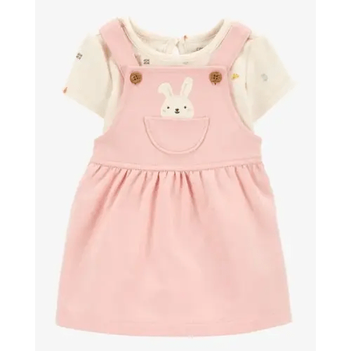 Baby 2-Piece Bunny Bodysuit & Jumper Set - Pink - Carter's | Carter's