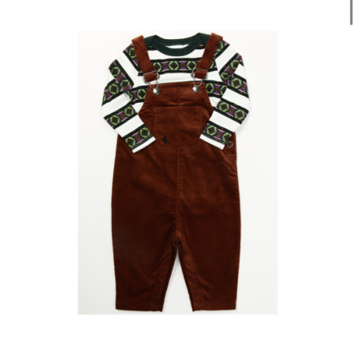 Cody James Infant Boys' Overalls & Striped Shirt Onesie Set | Boot Barn