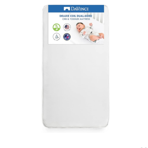 DaVinci Pure Core Memory Foam Baby Crib Mattress - GREENGUARD Gold Certified, Dual Sided, 2-Stage Infant & Toddler Bed Mattress - Lightweight, Waterproof & Breathable - For Standard Crib Size