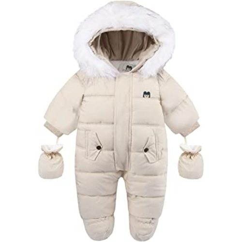 Baby Girl Winter Snowsuit Toddler Jacket Clothes For Boy Infant Jumpsuit Hoodied