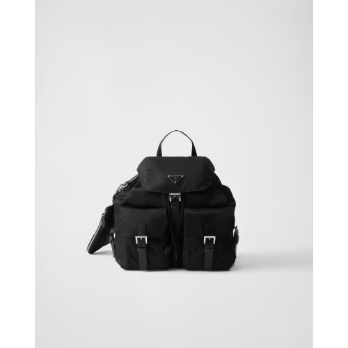 Re-Nylon medium backpack with pouch