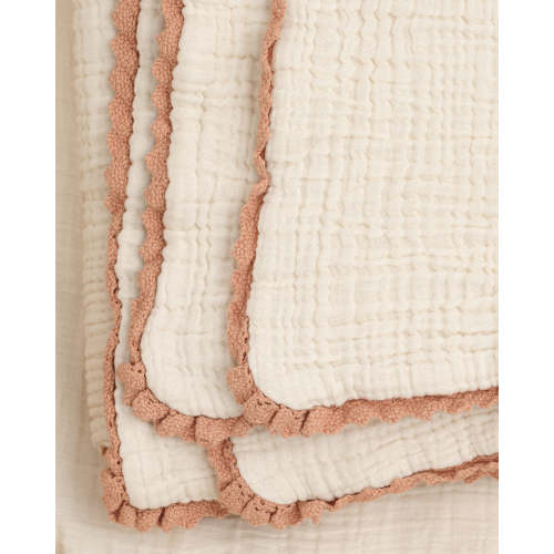 Soft, Heirloom Lace Baby Blanket | Organic Cotton Gauze | Willaby – willaby
