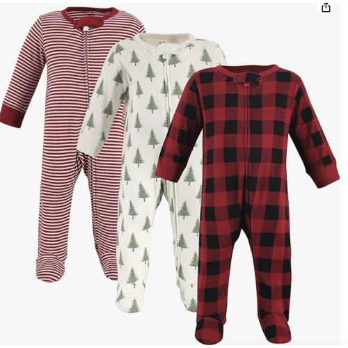 Touched by Nature Baby Girls' Organic Cotton Sleep and Play