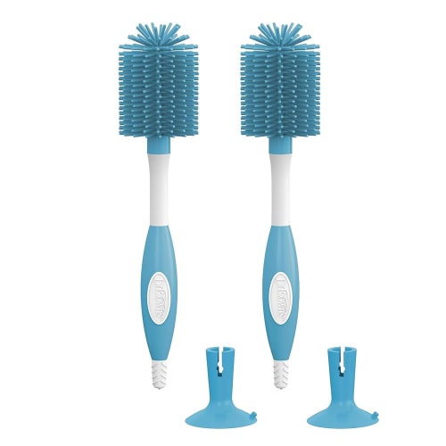 Dr. Brown'S Soft Touch No Scratch Baby Bottle Cleaning Brush Nipple Cleaner with