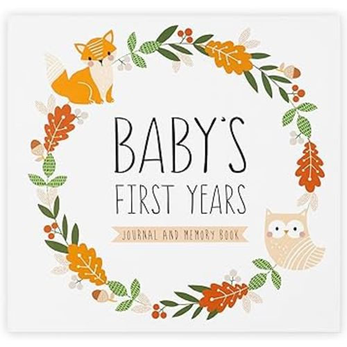 Keepsake Baby Memory Book for Baby Boy or Girl – Timeless Gender Neutral Baby Journal Scrapbook Photo Album for First 5 Years – Milestone Book to Record Every Event from Birth to Age 5