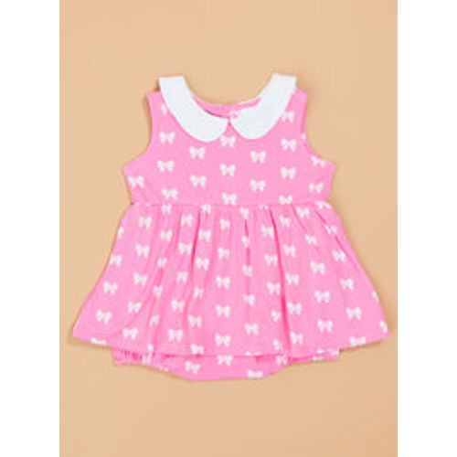 Millie Bow Skirt Bubble in Pink | Tullabee