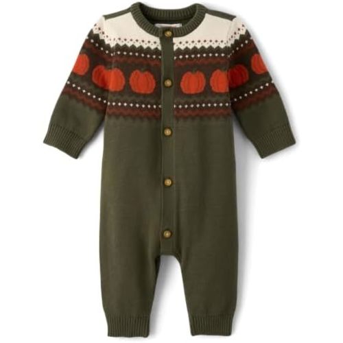 Gymboree Baby Boys' And Toddler Long Sleeve Sweater Rompers