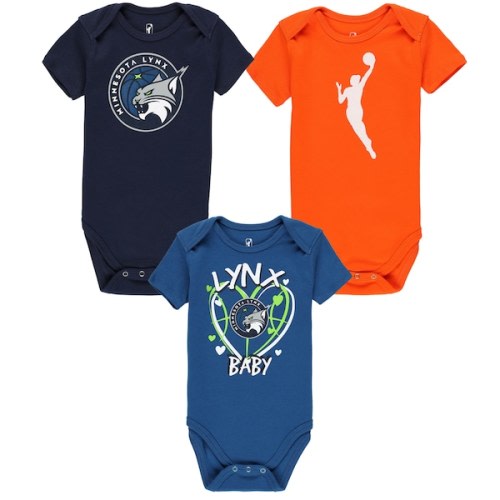 Infant Outerstuff Minnesota Lynx Slide Home 3-Piece Creeper Set