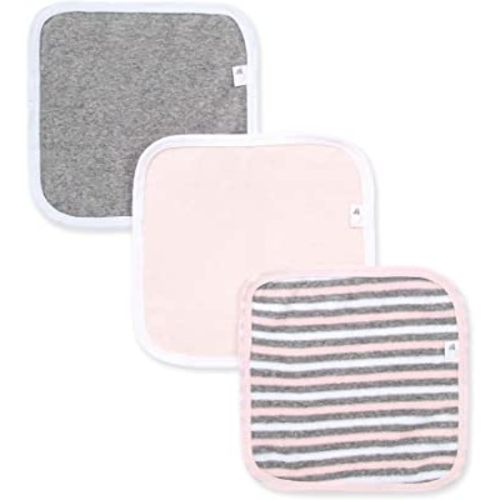 Burt's Bees Baby Washcloths, Absorbent Knit Terry, Super Soft 100% Organic Cotton