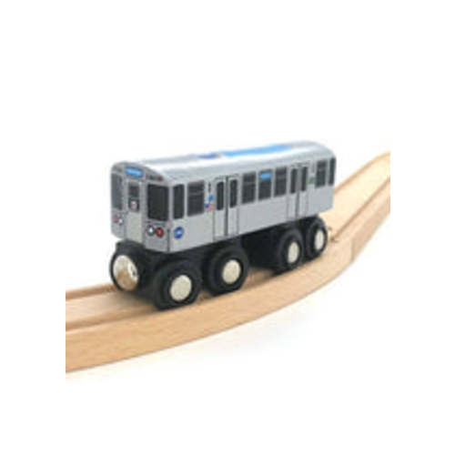 CTA Blue Line Toy Train – Alice & Wonder