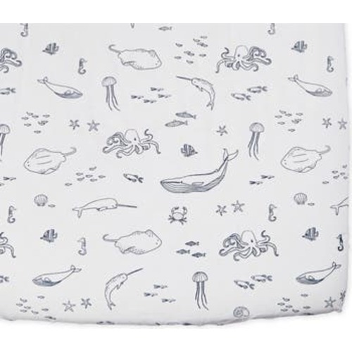 Bunny Hop Organic Cotton Crib Sheet