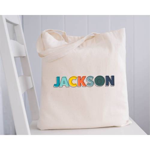 Personalized Canvas Tote Bag