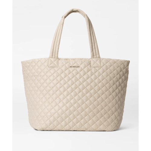 MZ Wallace Buff Large Metro Tote Deluxe- Diaper Bag (Color : Buff)
