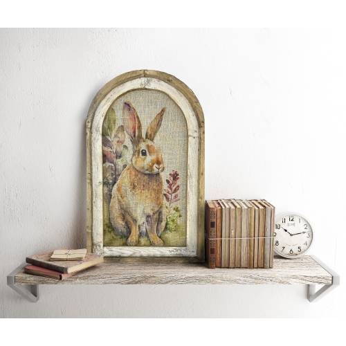 RUSTIC BROWN FRAME |
Spring Bunny Wall Decor | 14” x 22” | Rabbit Wall Art | Nursery Wall Decor | Easter Decor