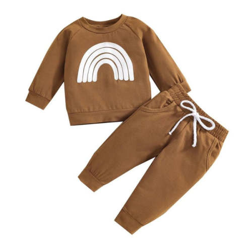 6-12M Dylan rainbow set in rust