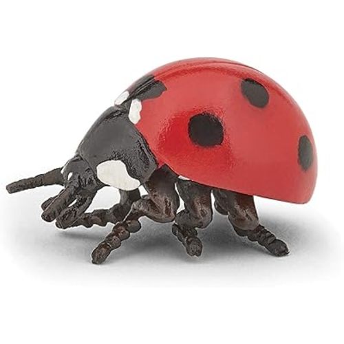 Papo -hand-painted - figurine -Wild animal kingdom - Ladybug -50257 -Collectible - For Children - Suitable for Boys and Girls- From 3 years old