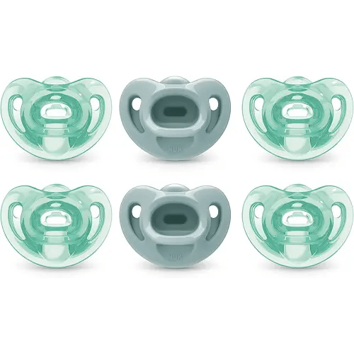 NUK Comfy Pacifiers, 6-18 Months, 6 Pack